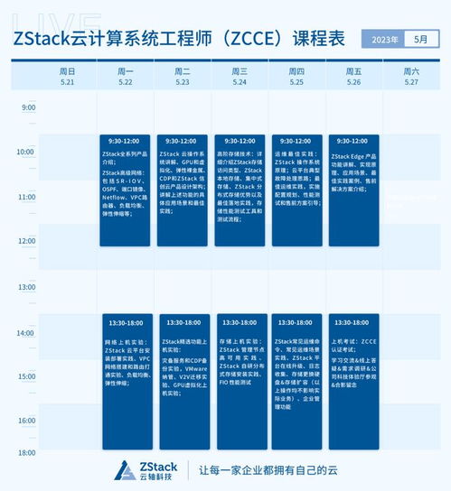 培训报名丨5月15日起,云轴科技ZStack ZCCE ZCIE ZCOE三大精品课程重磅开班